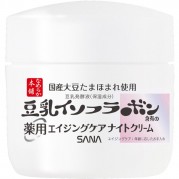 토키와 약품공업 나메라카혼포 두유 이소플라본 약용 링클 나이트 크림 화이트 50g