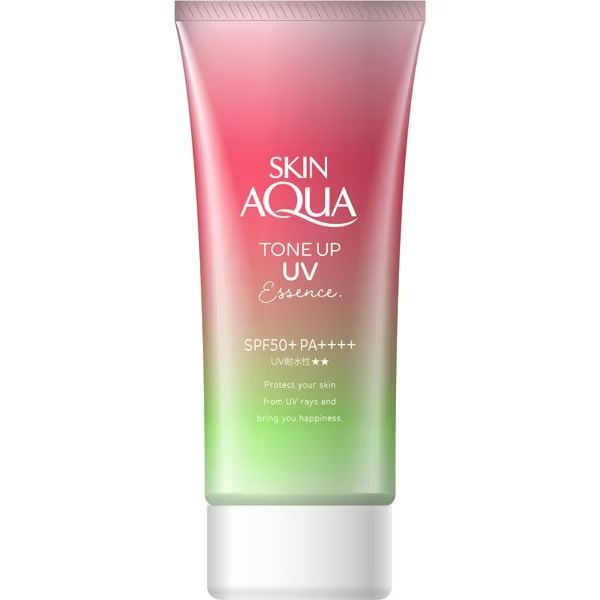 스킨아쿠아 톤업 UV 에센스 하피네스 오라 80g SPF50＋/PA＋＋＋＋ (로즈 컬러, 톤업, 하피네스 오라 향)