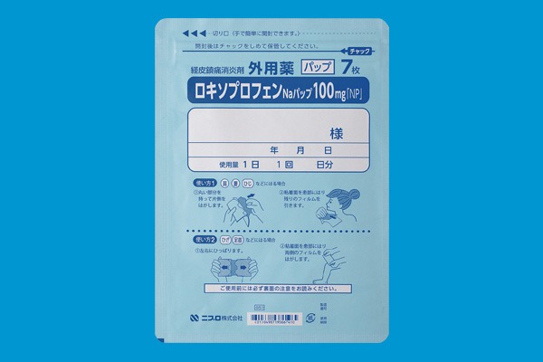 [일본 병원 처방전] 로키소프로펜 Na 파프 100mg 7매입