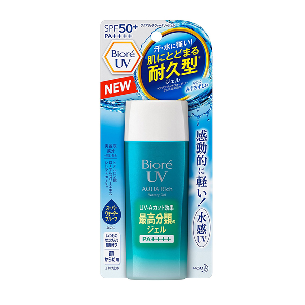 비오레 UV 아쿠아 리치 워터리 젤 SPF50+ 90ml