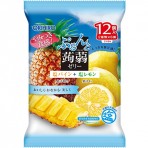 오리히로 곤약젤리 파우치 소금 파인애플+소금 레몬 20g×12개입
