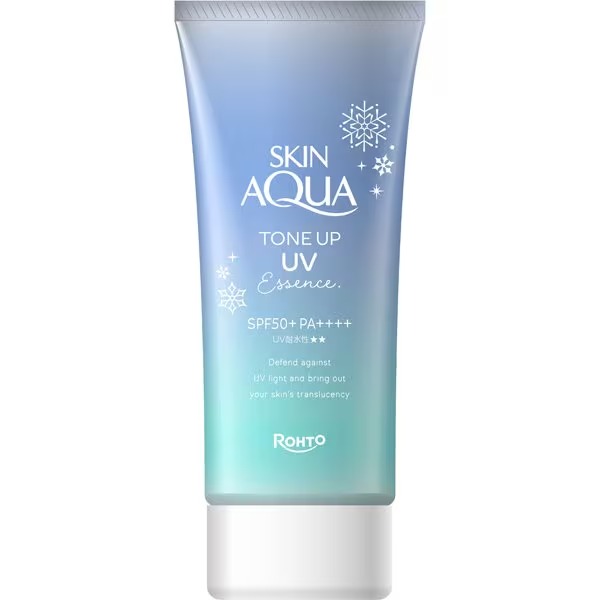 스킨아쿠아 톤업 UV 에센스 블루 80g SPF50＋/PA＋＋＋＋ (블루 컬러 색백 피부 사봉의 향)